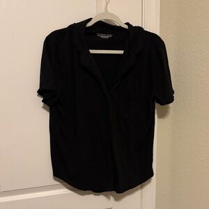 Victoria's Secret Black Short Sleeve Top